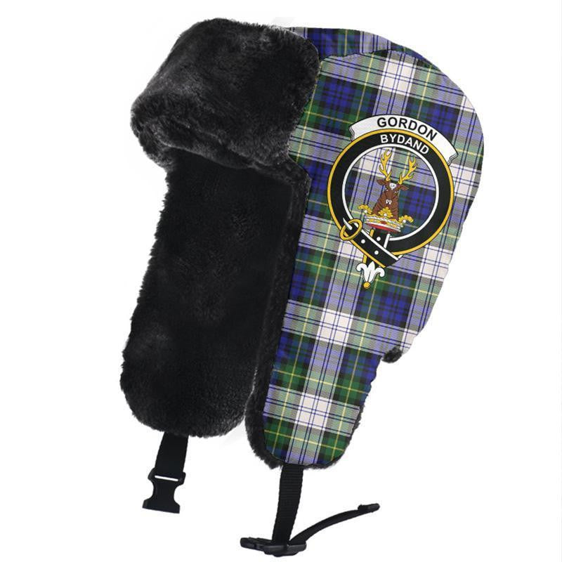 Gordon Dress Modern Tartan Classic Crest Trapper Hat