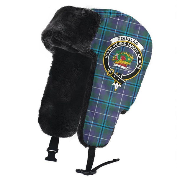 Douglas Modern Tartan Classic Crest Trapper Hat