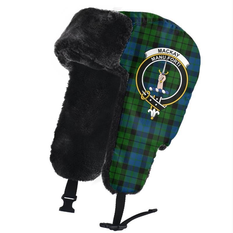 MacKay Modern Tartan Classic Crest Trapper Hat