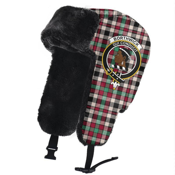 Borthwick Dress Ancient Tartan Classic Crest Trapper Hat