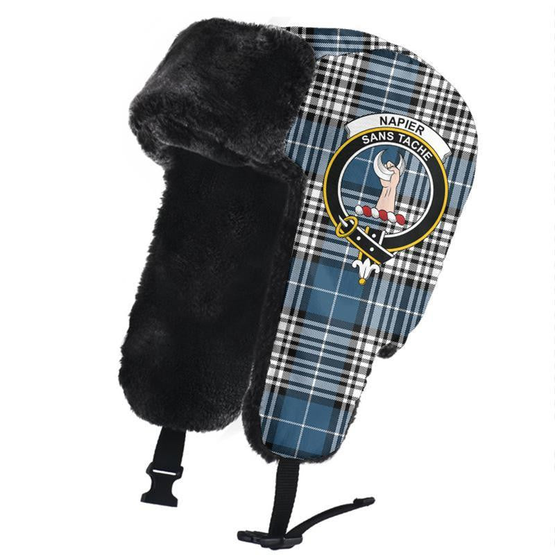 Napier Modern Tartan Classic Crest Trapper Hat