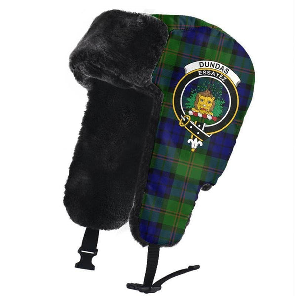 Dundas Modern Tartan Classic Crest Trapper Hat