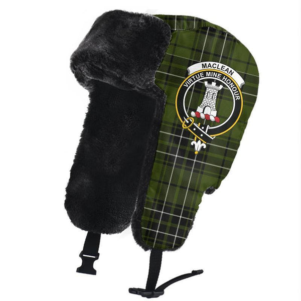 MacLean Hunting Tartan Classic Crest Trapper Hat