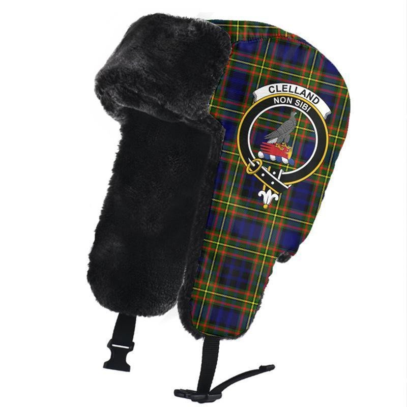 Clelland Modern Tartan Classic Crest Trapper Hat