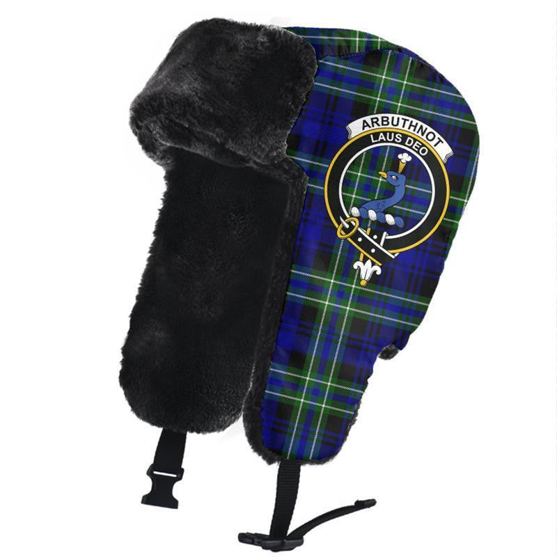 Arbuthnot Modern Tartan Classic Crest Trapper Hat