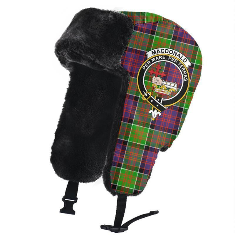 MacDonald of Clanranald Tartan Classic Crest Trapper Hat