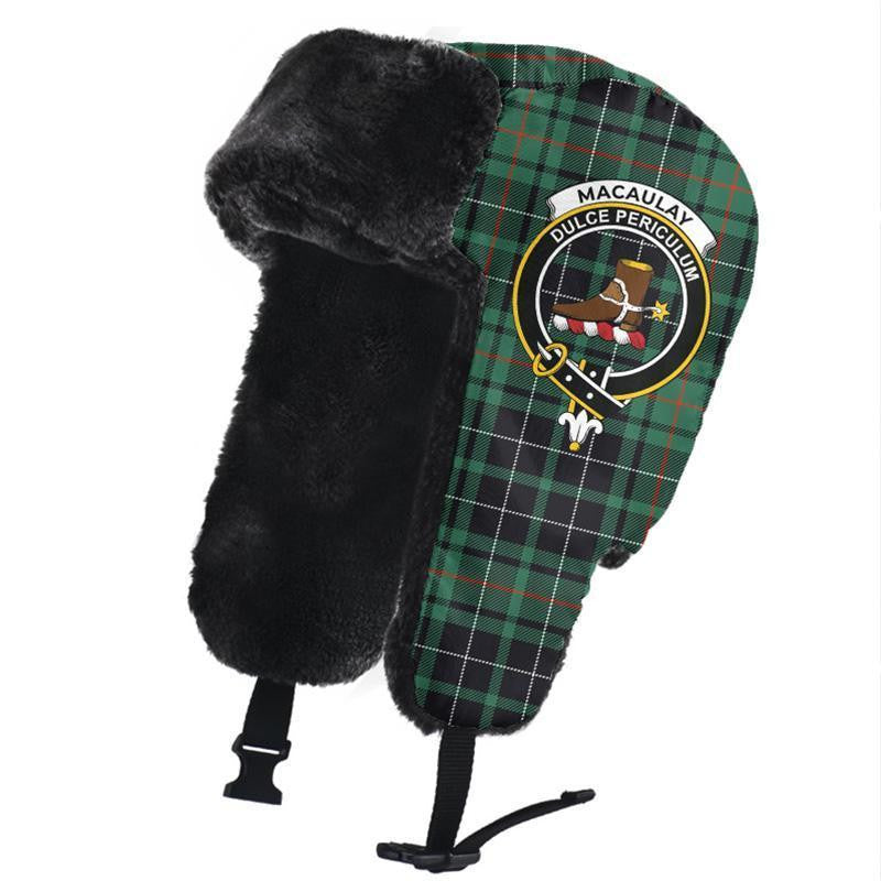 MacAulay Hunting Ancient Tartan Classic Crest Trapper Hat