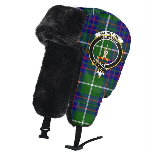 MacIntyre Hunting Modern Tartan Classic Crest Trapper Hat