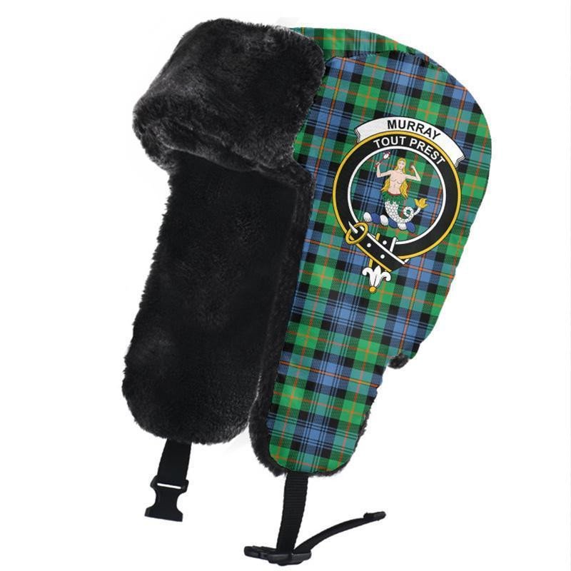 Murray of Atholl Ancient Tartan Classic Crest Trapper Hat