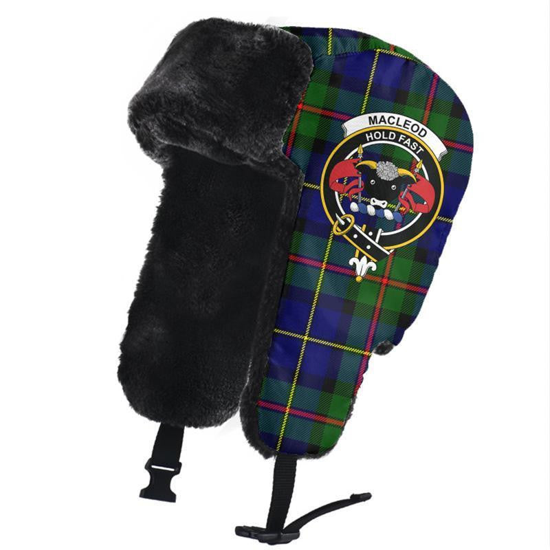 MacLeod of Harris Modern Tartan Classic Crest Trapper Hat