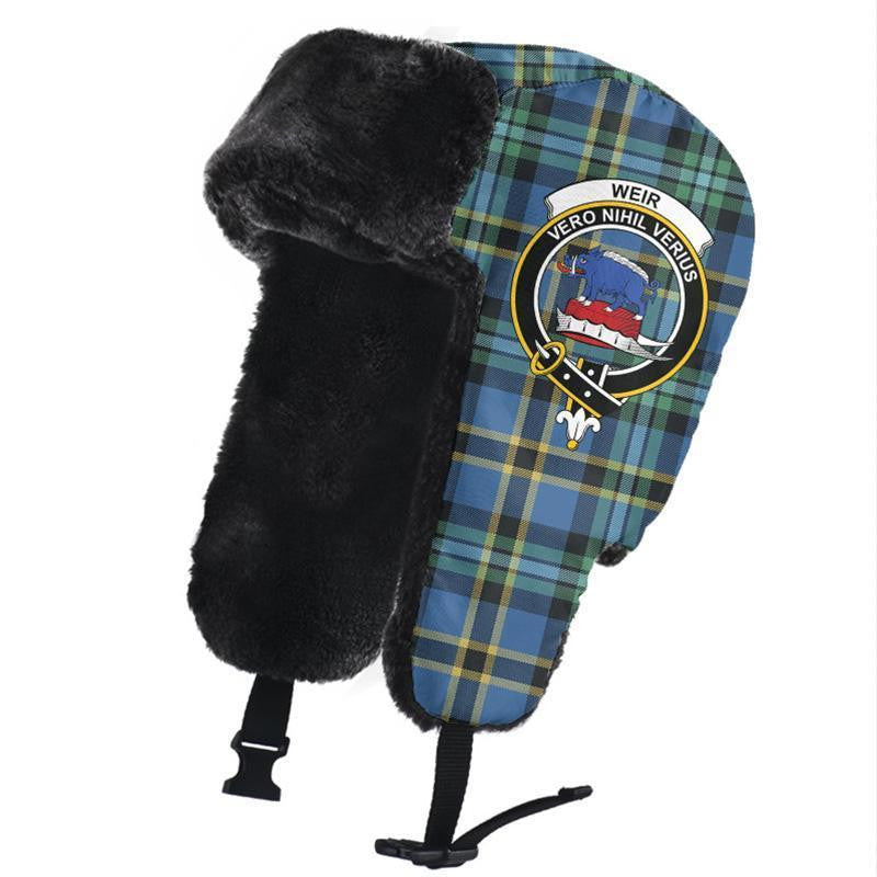 Weir Ancient Tartan Classic Crest Trapper Hat