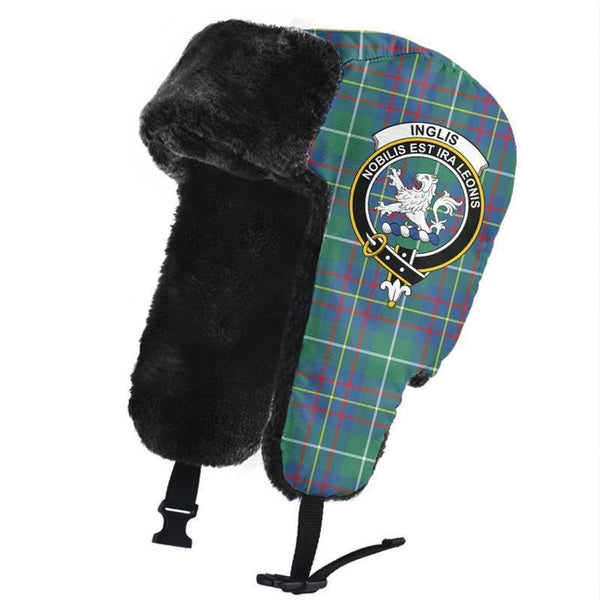 Inglis Ancient Tartan Classic Crest Trapper Hat