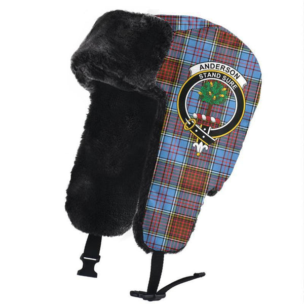 Anderson Modern Tartan Classic Crest Trapper Hat