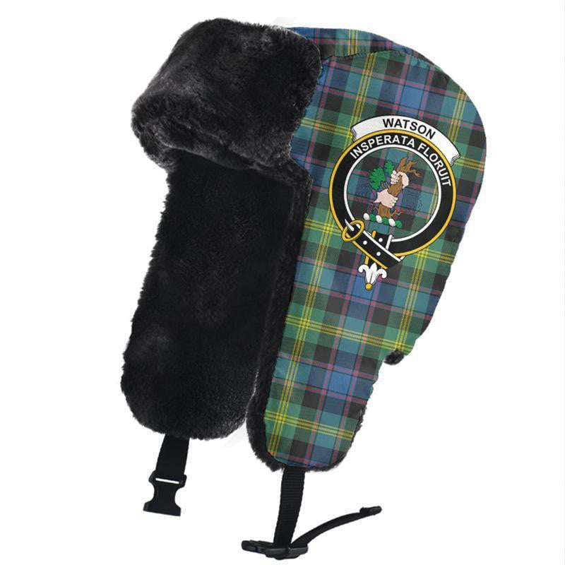 Watson Ancient Tartan Classic Crest Trapper Hat