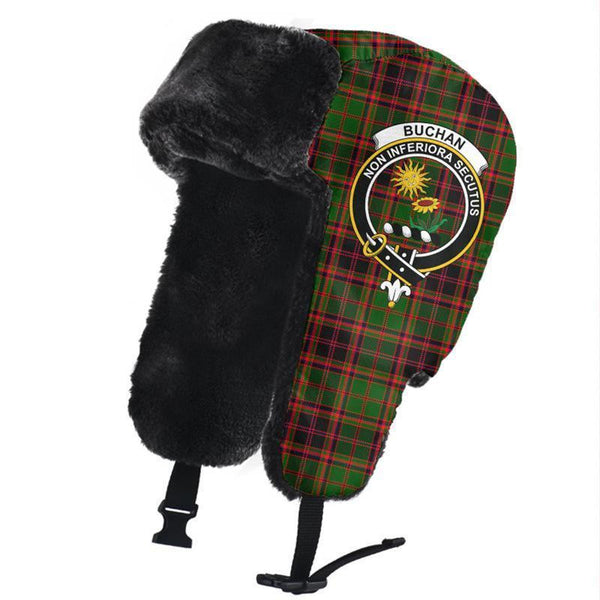 Buchanan Old Sett Tartan Classic Crest Trapper Hat