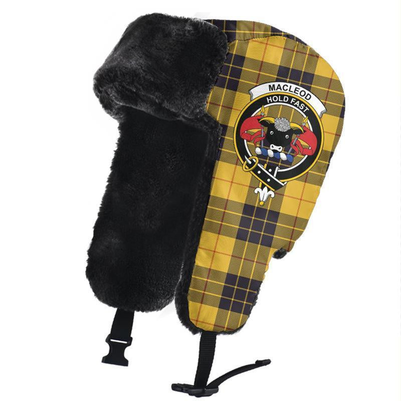 MacLeod of Lewis Ancient Tartan Classic Crest Trapper Hat