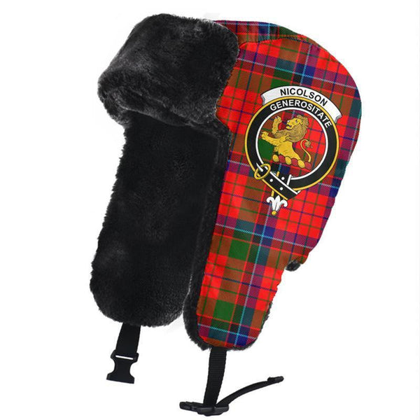 Nicolson Modern Tartan Classic Crest Trapper Hat