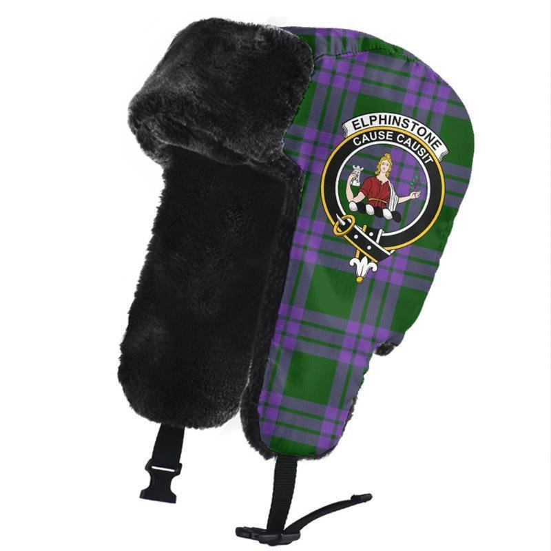 Elphinstone Tartan Classic Crest Trapper Hat