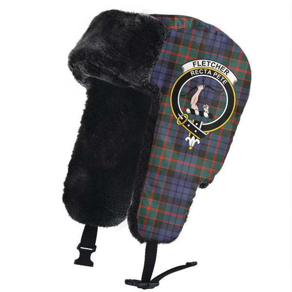 Fletcher of Dunans Tartan Classic Crest Trapper Hat