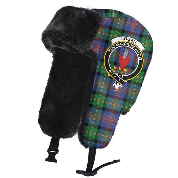 Logan Ancient Tartan Classic Crest Trapper Hat