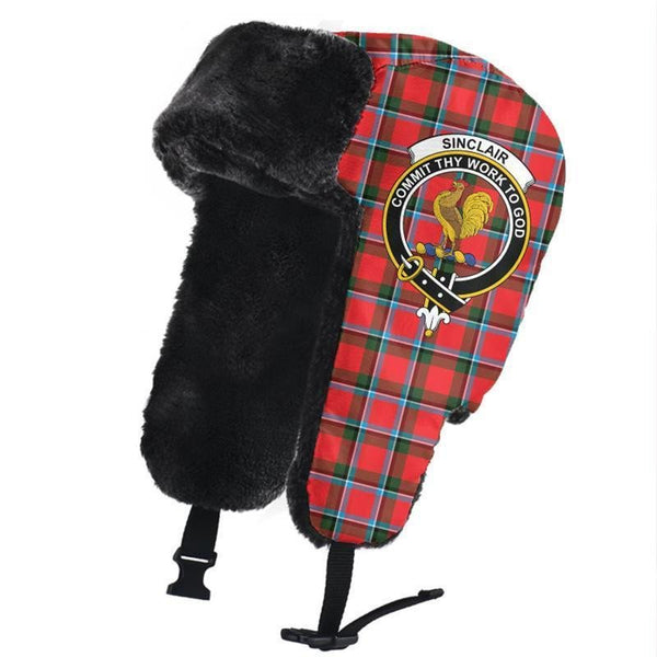 Sinclair Modern Tartan Classic Crest Trapper Hat