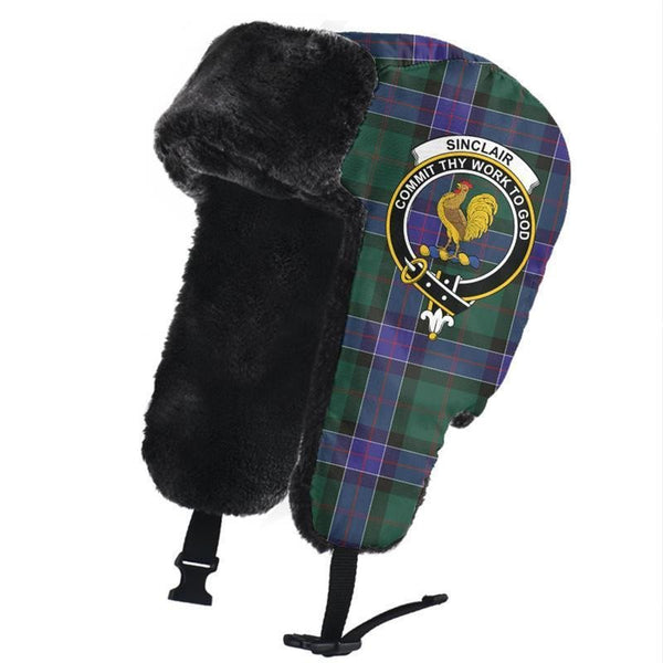 Sinclair Hunting Modern Tartan Classic Crest Trapper Hat