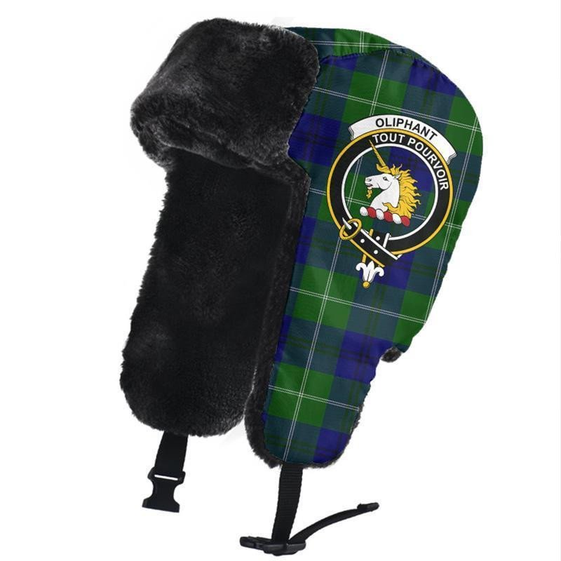 Oliphant Modern Tartan Classic Crest Trapper Hat