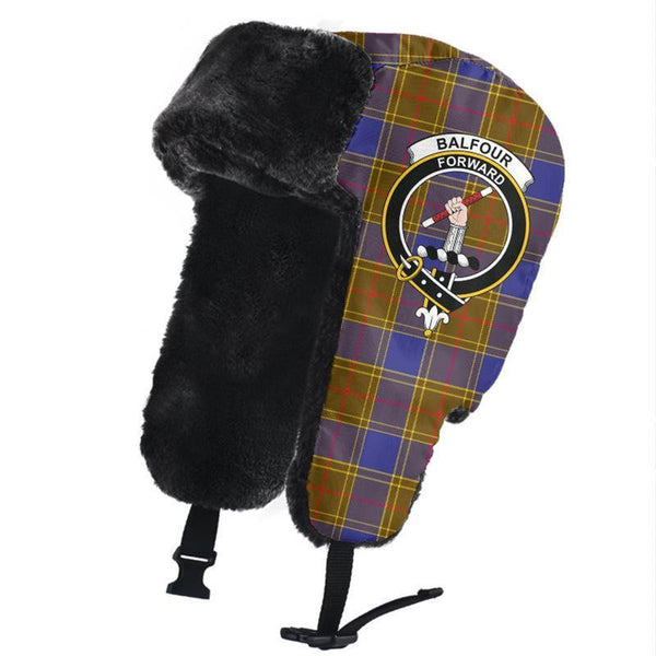 Balfour Modern Tartan Classic Crest Trapper Hat