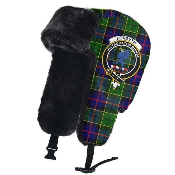 Forsyth Modern Tartan Classic Crest Trapper Hat