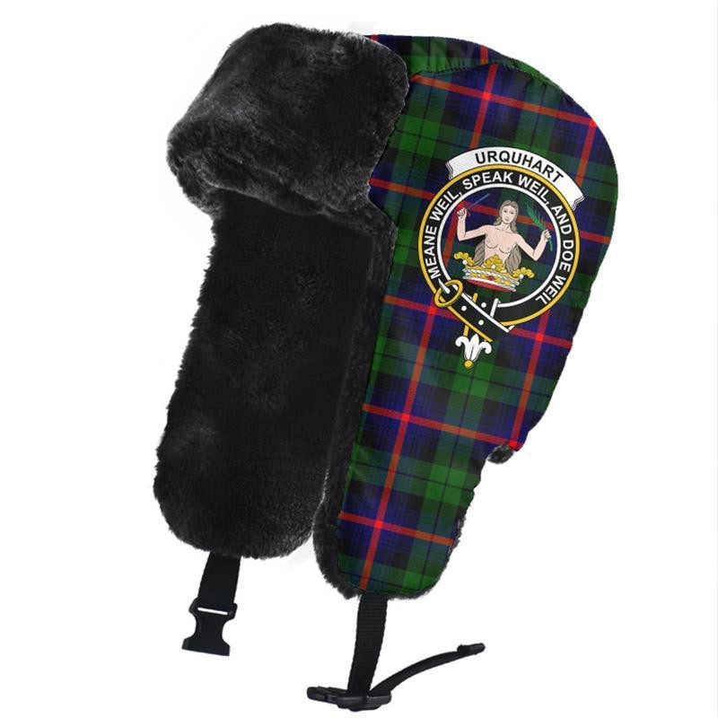 Urquhart Modern Tartan Classic Crest Trapper Hat