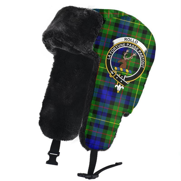 Rollo Modern Tartan Classic Crest Trapper Hat