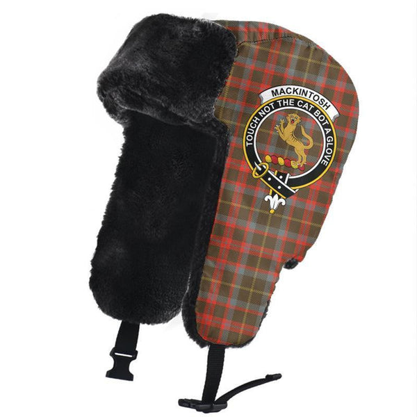 MacKintosh Hunting Weathered Tartan Classic Crest Trapper Hat