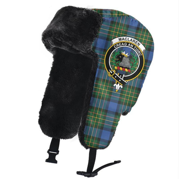 MacLaren Ancient Tartan Classic Crest Trapper Hat