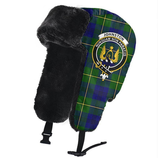 Johnston Modern Tartan Classic Crest Trapper Hat