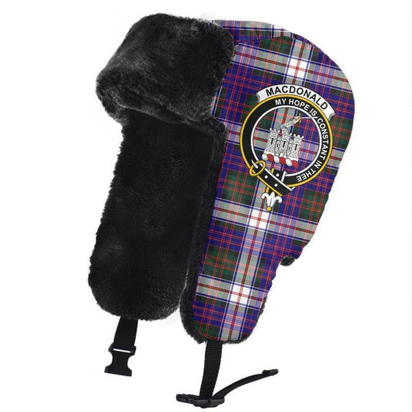 MacDonald Dress Modern Tartan Classic Crest Trapper Hat