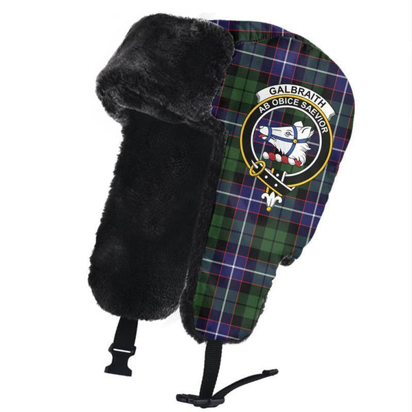 Galbraith Modern Tartan Classic Crest Trapper Hat