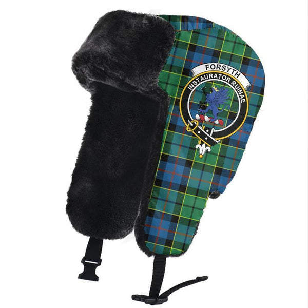 Forsyth Ancient Tartan Classic Crest Trapper Hat