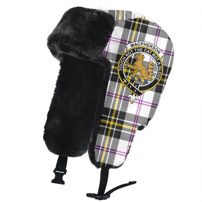 MacPherson Dress Modern Tartan Classic Crest Trapper Hat