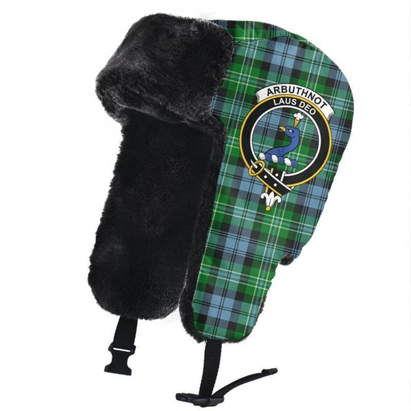 Arbuthnot Ancient Tartan Classic Crest Trapper Hat