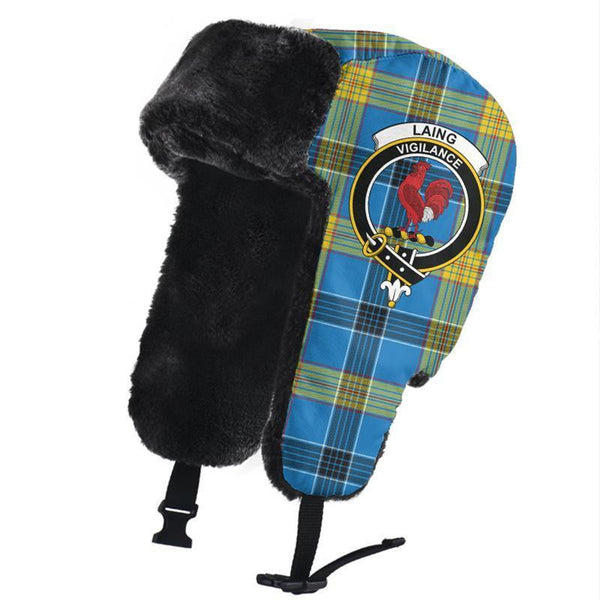 Laing Tartan Classic Crest Trapper Hat