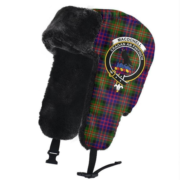 MacDonnell of Glengarry Modern Tartan Classic Crest Trapper Hat