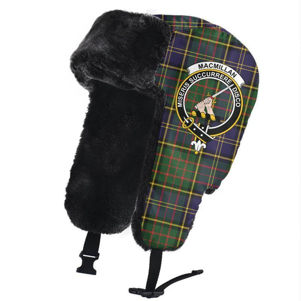 MacMillan Hunting Modern Tartan Classic Crest Trapper Hat