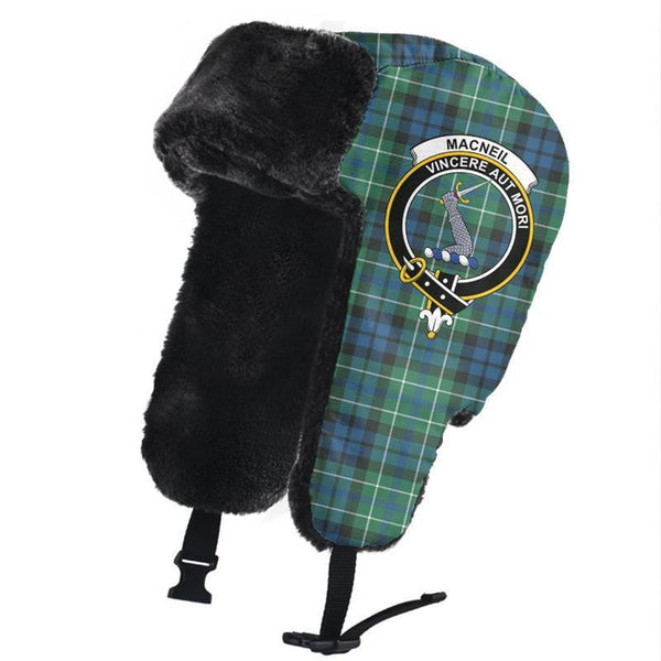 MacNeill of Barra Modern Tartan Classic Crest Trapper Hat