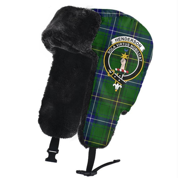 Henderson Modern Tartan Classic Crest Trapper Hat