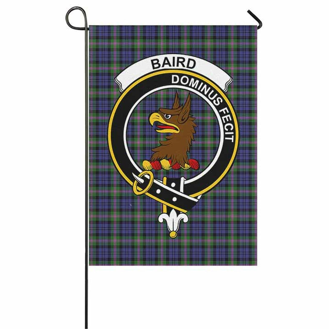 Baird Tartan Classic Crest Garden Flag