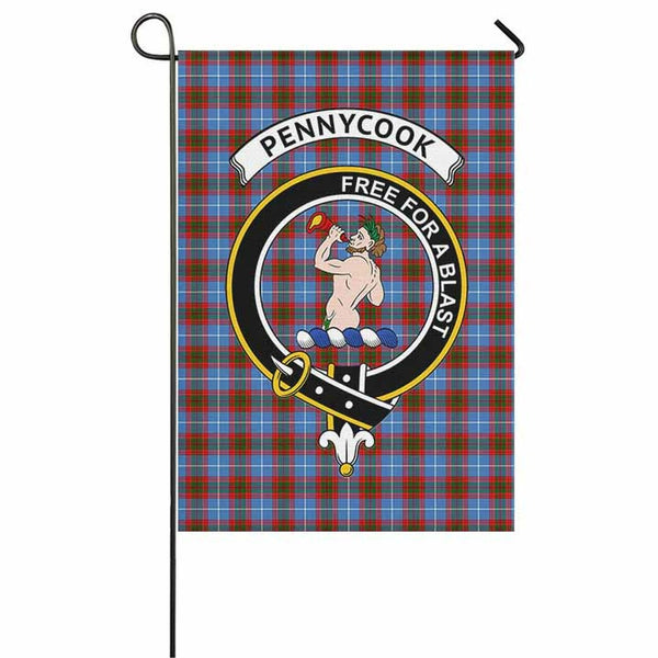 Pennycook Tartan Classic Crest Garden Flag