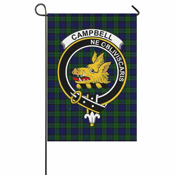 Campbell of Breadalbane Tartan Classic Crest Garden Flag