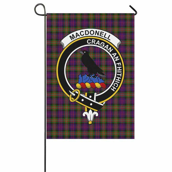 MacDonell of Glengarry Tartan Classic Crest Garden Flag