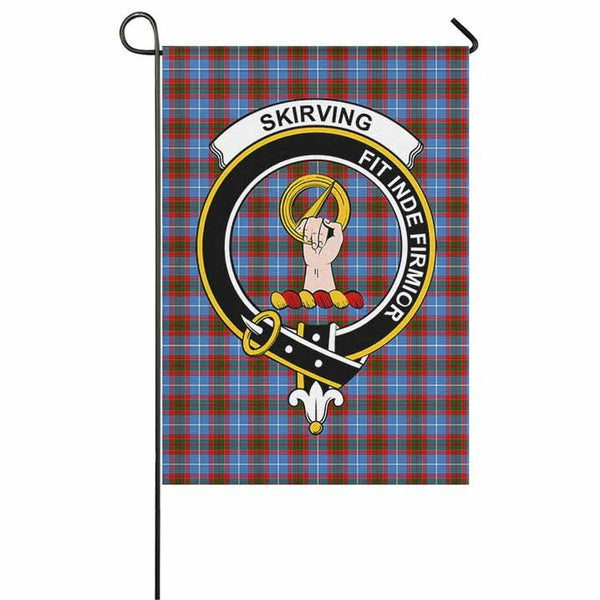 Skirving Tartan Classic Crest Garden Flag