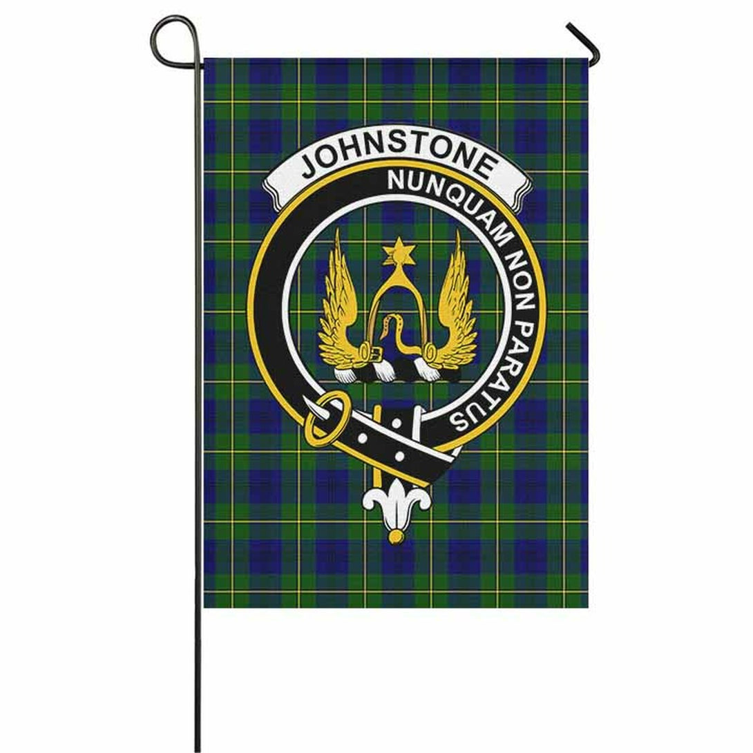 Johnston Tartan Classic Crest Garden Flag